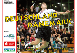 Länderspiel GER vs DEN - 10.11.2016 - 19.00 Uhr