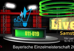 Aufzeichnung: Bayerische Einzelmeisterschaft U11-U19 2017 (Samstag)