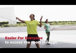 Inaugural Launch of AirBadminton in Singapore