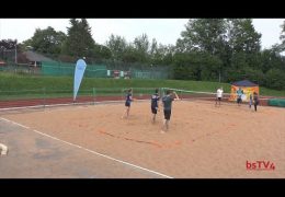 Mixed-Triple im Sand (AirBadminton-Wettkampf im Freizeitsport)
