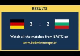 EMTC23: Germany vs Bulgaria Highlights