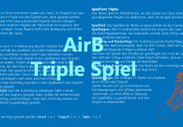 AirBadminton Anleitung - Triple