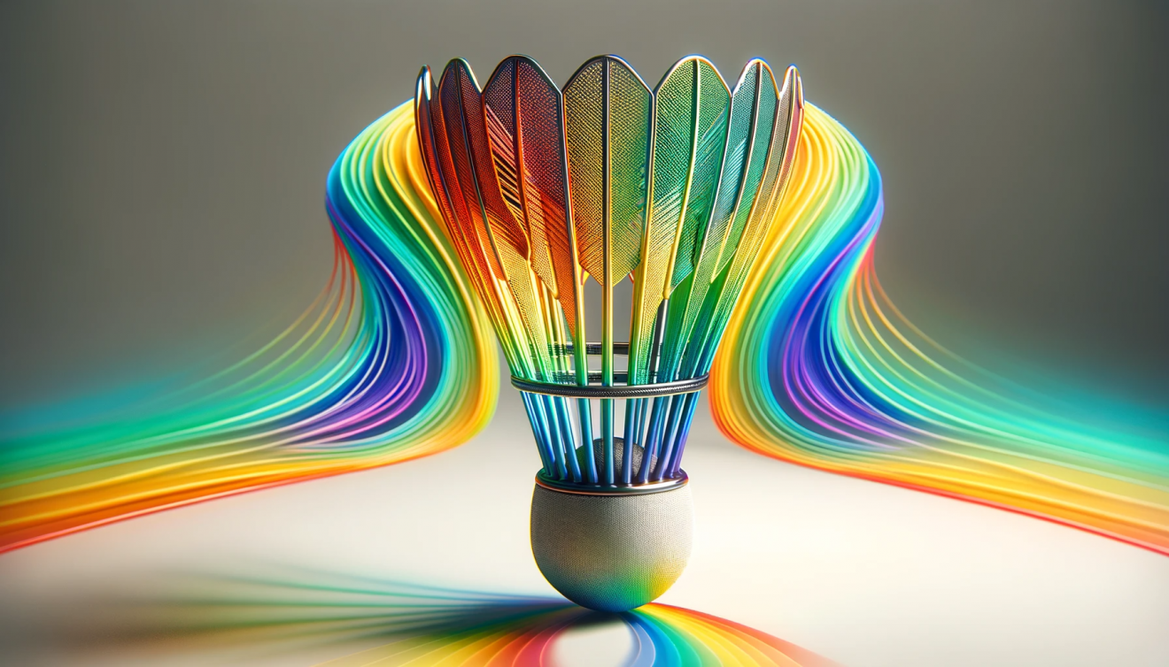 The Symbolic Power in the Rainbow Shuttlecock