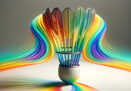 The Symbolic Power in the Rainbow Shuttlecock