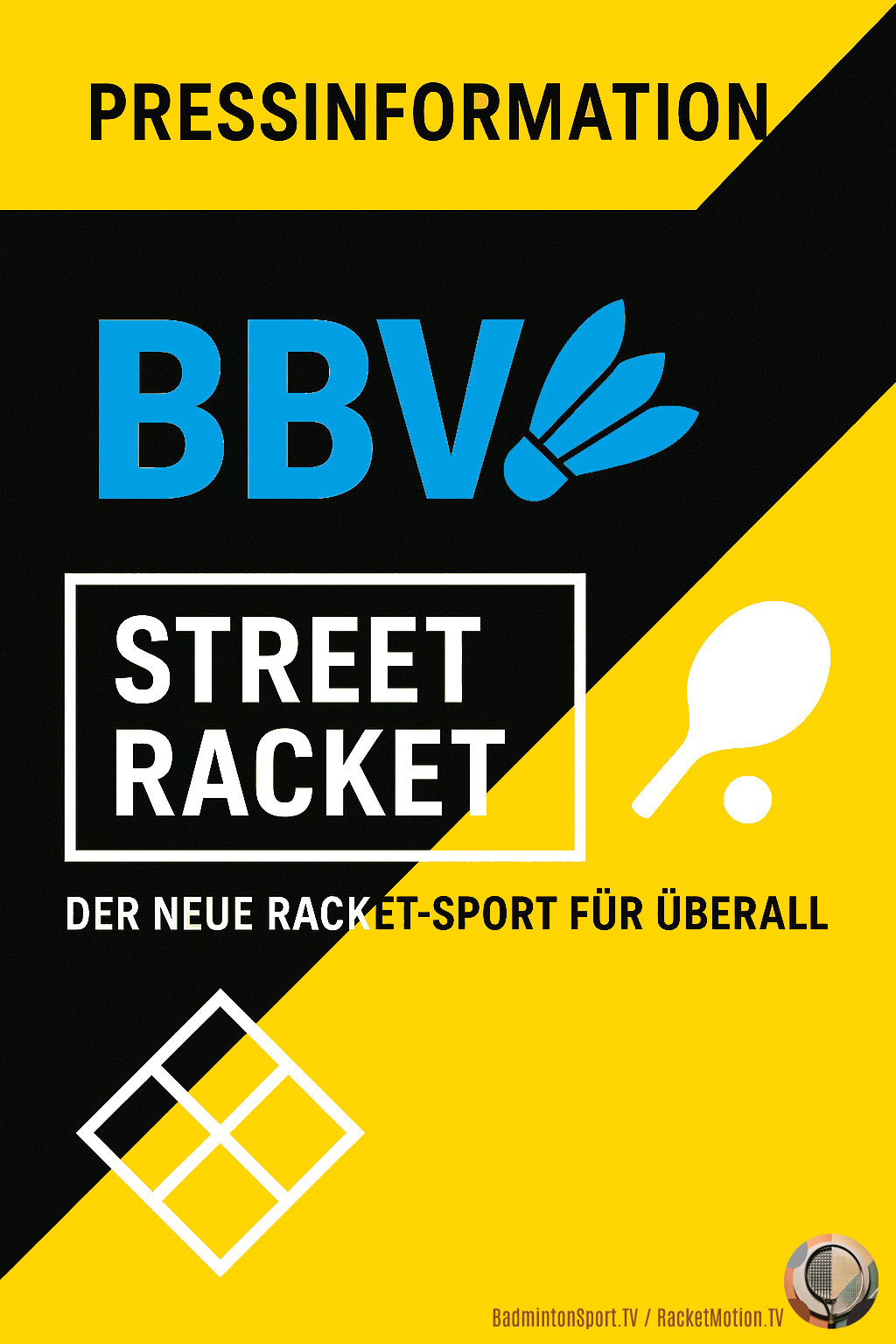 PRESSEINFORMATION - Street Racket & BBV: Bewegung für alle – überall!