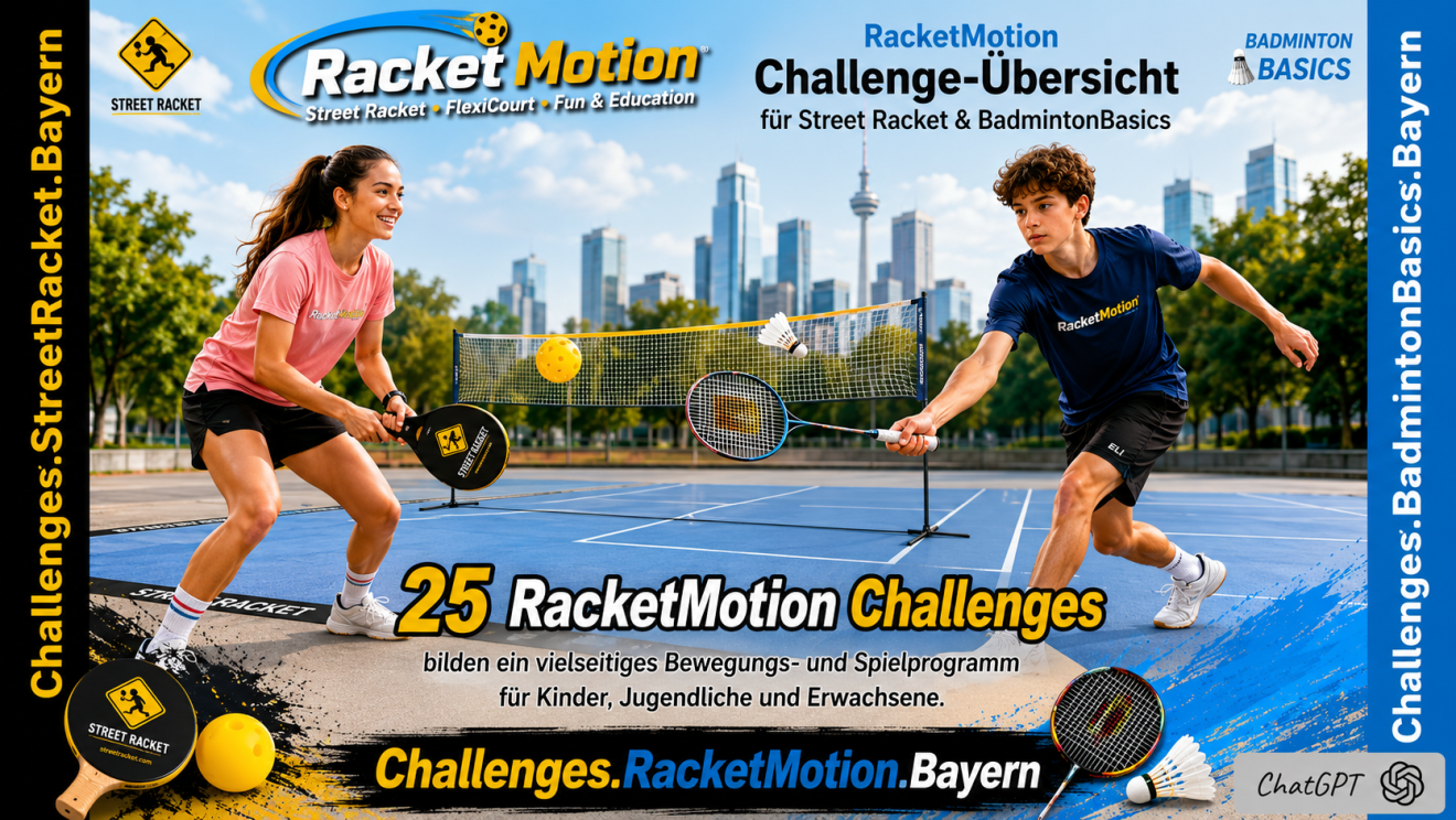 Die 25 RacketMotion (RM) CHALLENGES [Spielvarianten]