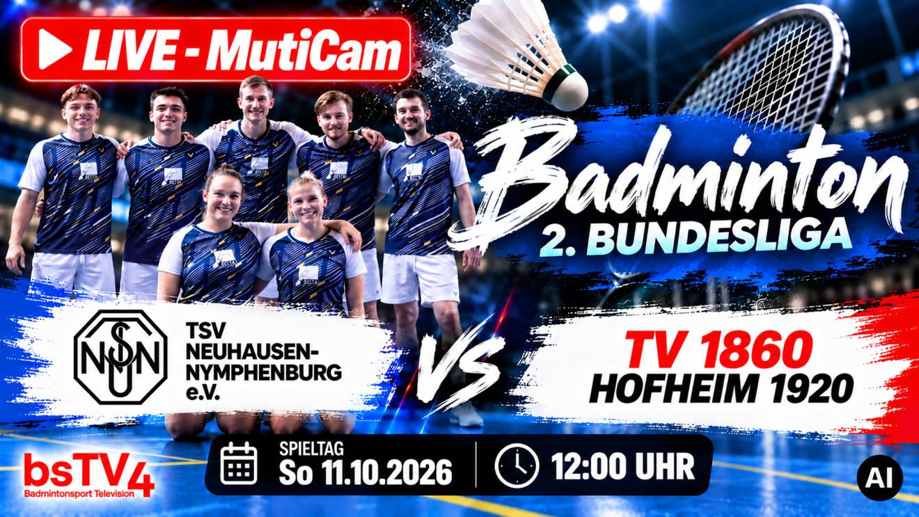2BLSüd: TSV Neuhausen-Nymphenburg vs SV Fun-Ball Dortelweil 2 [11.10.26, 12:00]